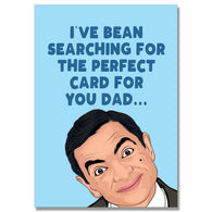 Bean Searching For Perfect Dad Card